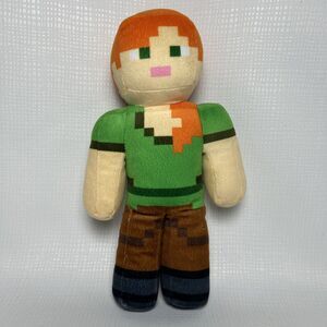 Minecraft Alex Girl Character Soft Stuffed Plush Collectible Toy Factory 9"